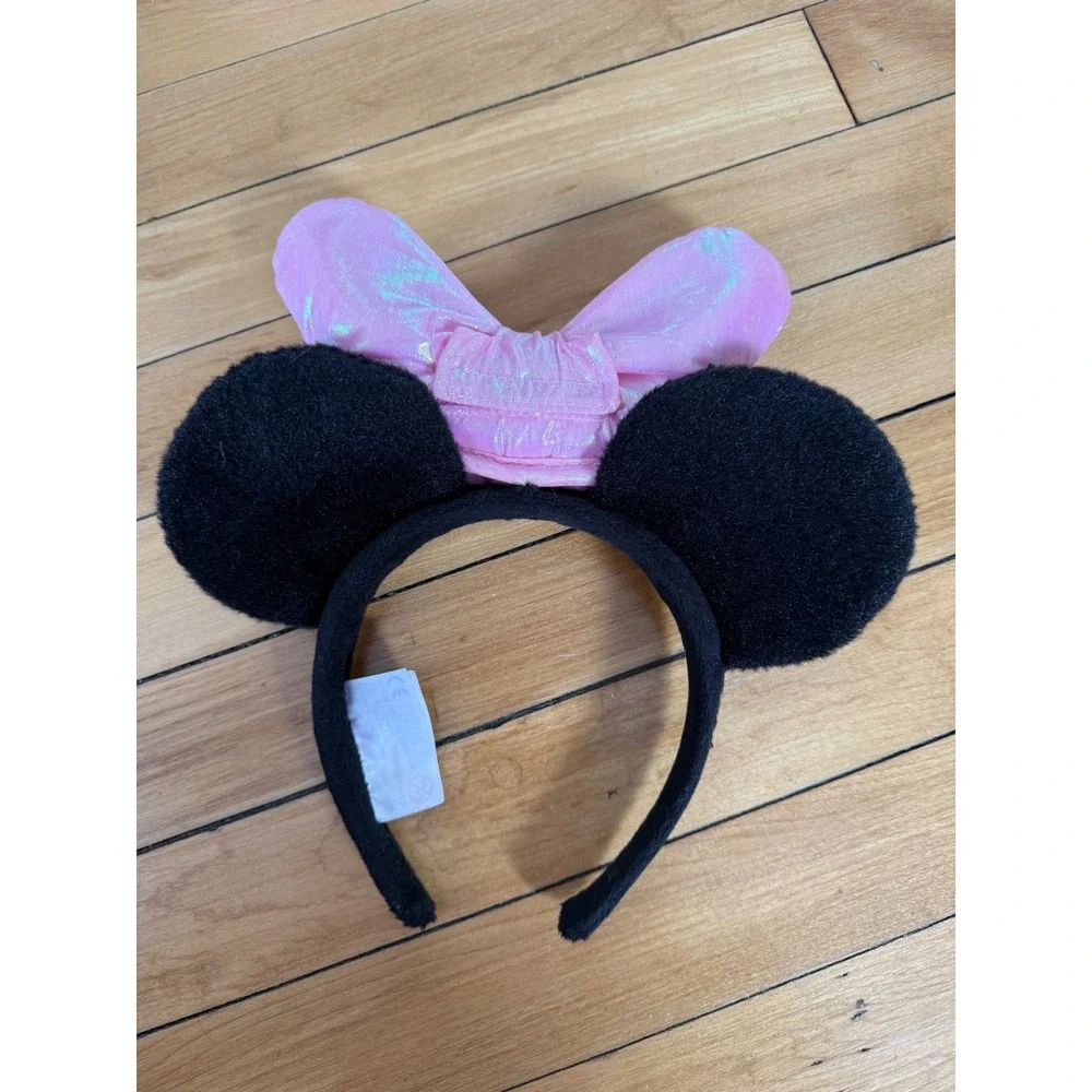 Disney Parks Minnie‎ Mouse light up headband ears pink bow